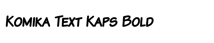 Komika Text Kaps Bold