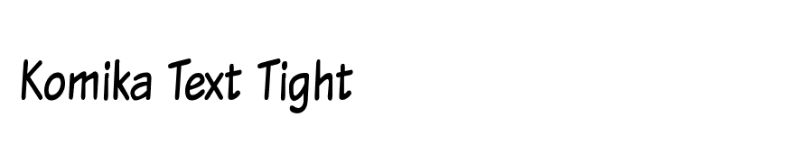 Komika Text Tight