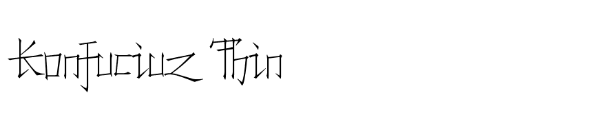 Konfuciuz Thin