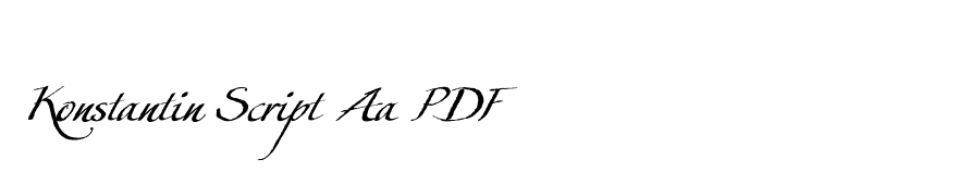 Konstantin Script Aa PDF