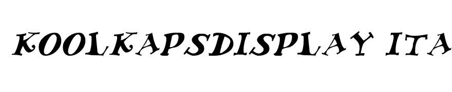 KoolKapsDisplay Italic