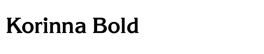 Korinna-Bold
