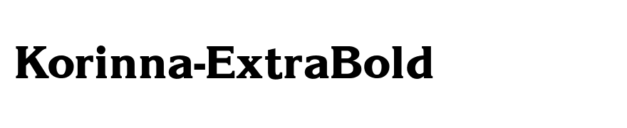Korinna-ExtraBold