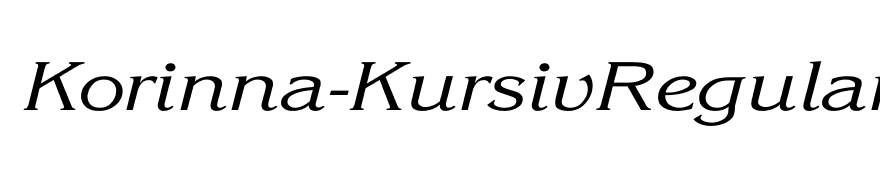 Korinna-KursivRegular Wd