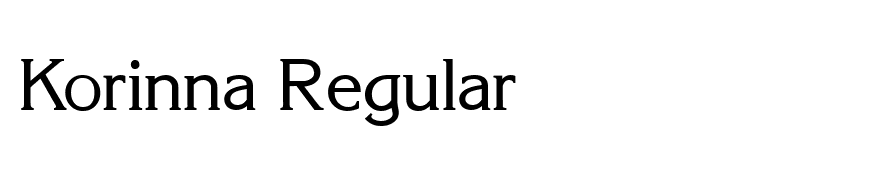 Korinna Regular