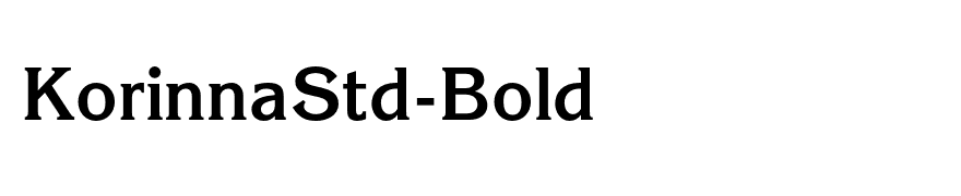 KorinnaStd-Bold
