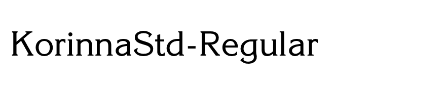 KorinnaStd-Regular