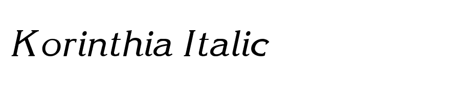 Korinthia Italic