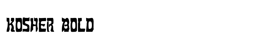 Kosher Bold