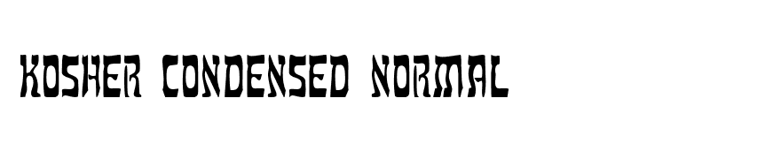 Kosher Condensed Normal