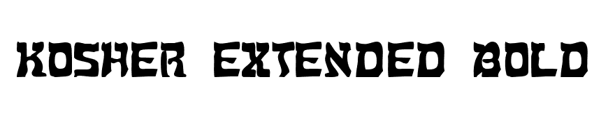 Kosher Extended Bold