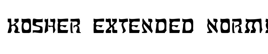 Kosher Extended Normal