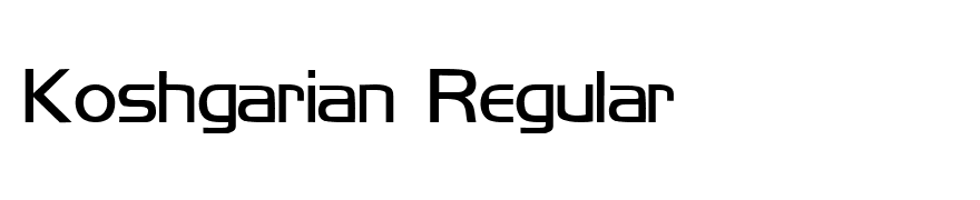 Koshgarian Regular