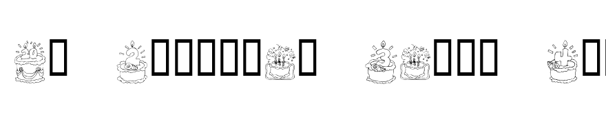 KR Birthday Cake! Dings