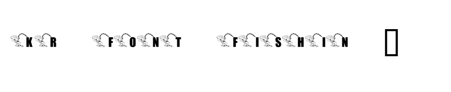 KR Font Fishin 2