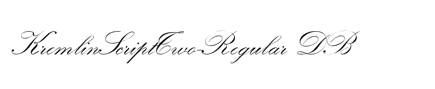 KremlinScriptTwo-Regular DB