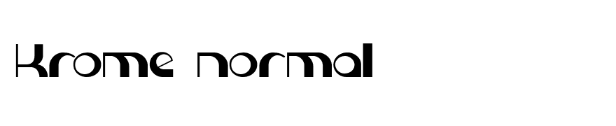 Krome normal