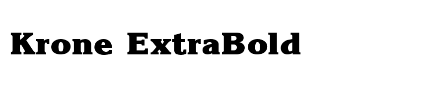 Krone ExtraBold