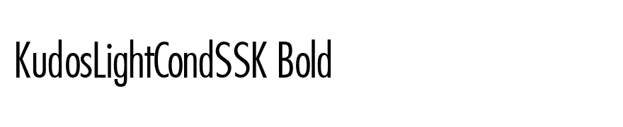 KudosLightCondSSK Bold