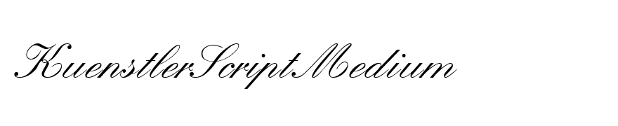 KuenstlerScriptMedium