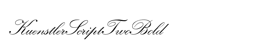 KuenstlerScriptTwoBold