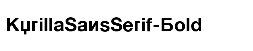 KyrillaSansSerif-Bold