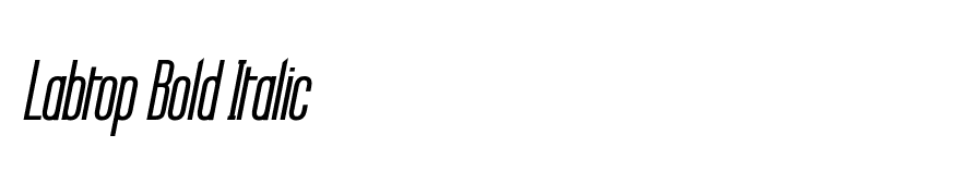 Labtop Bold Italic