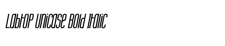 Labtop Unicase Bold Italic