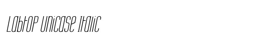 Labtop Unicase Italic