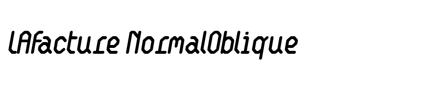 LAfacture NormalOblique