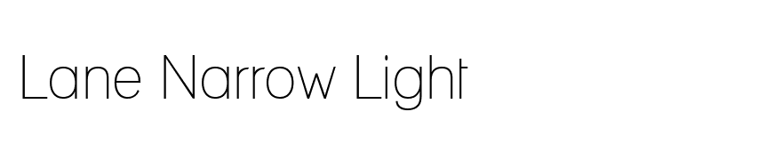 Lane Narrow Light