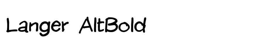 Langer AltBold