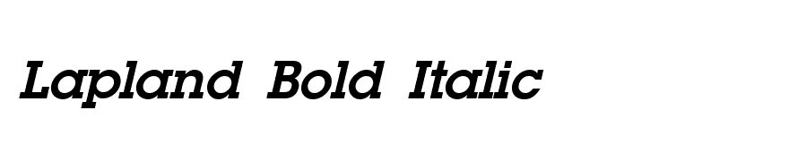 Lapland Bold Italic