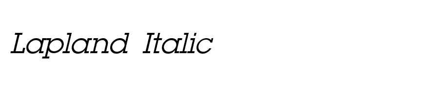Lapland Italic