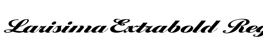 LarisimaExtrabold Regular