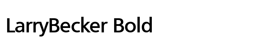 LarryBecker Bold