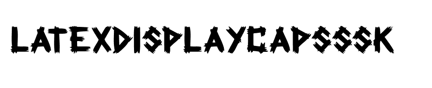 LatexDisplayCapsSSK