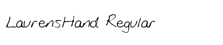 LaurensHand Regular