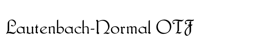 Lautenbach-Normal OTF