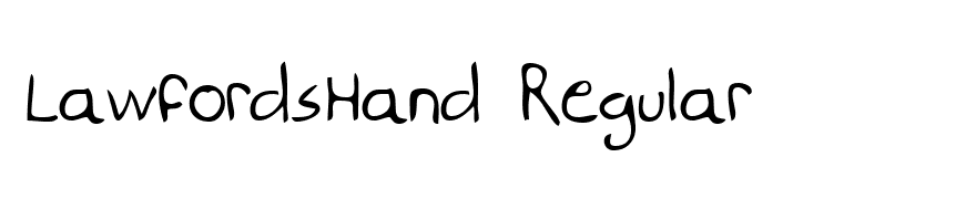 LawfordsHand Regular