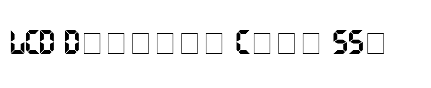 LCD Display Caps SSi