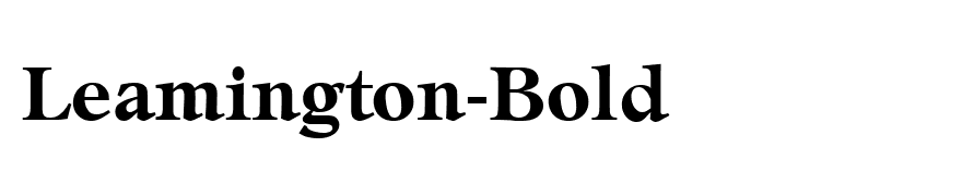 Leamington-Bold