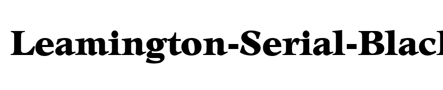Leamington-Serial-Black