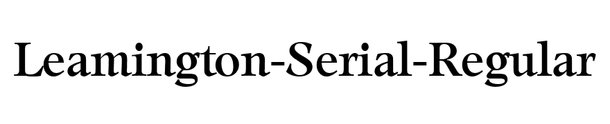 Leamington-Serial-Regular