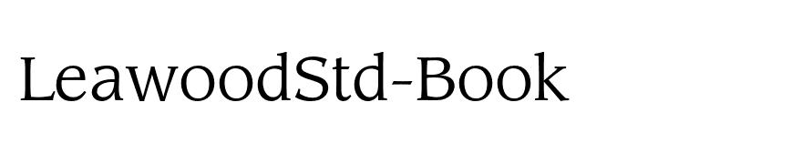 LeawoodStd-Book