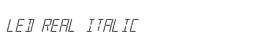 LED Real Italic