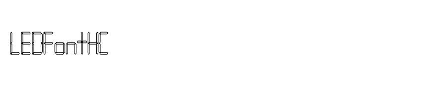 LEDFontHC