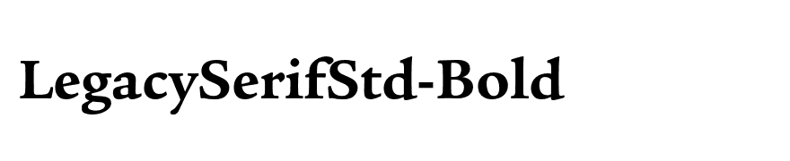 LegacySerifStd-Bold