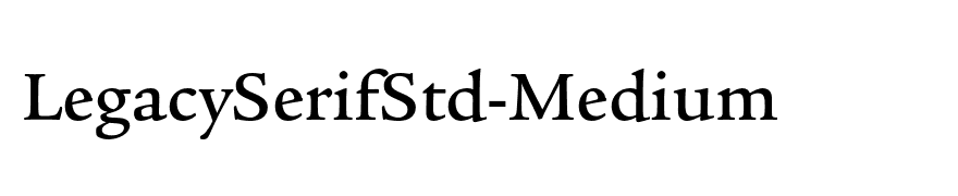 LegacySerifStd-Medium