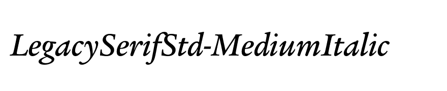 LegacySerifStd-MediumItalic